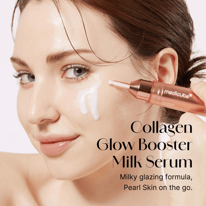 Collagen Glow Booster Milk Serum är en mjölkaktig glansformel som ger din hud en pärlglöd på språng. Perfekt för att förbättra hudens lyster och elasticitet, samtidigt som den återfuktar och skyddar huden mot yttre påfrestningar.