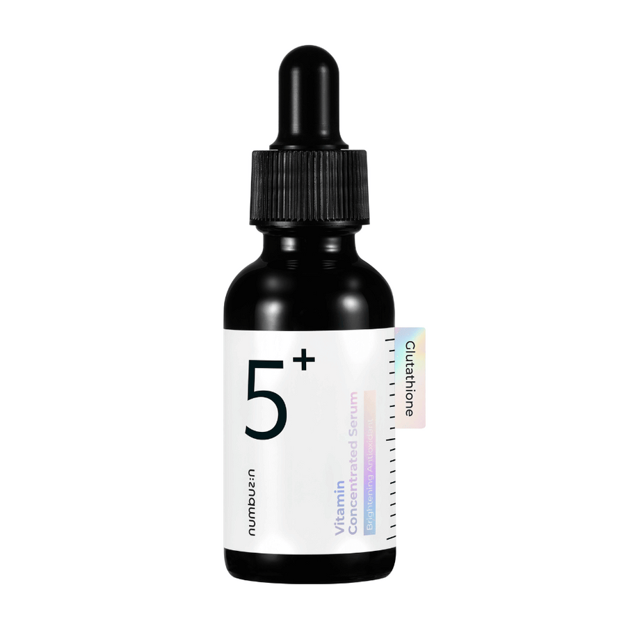 No.5 Vitamin Concentrated Serum är berikat med glutation för att ljusa upp och jämna ut hudtonen. Perfekt för att behandla mörka fläckar och förbättra hudens klarhet. Lätt textur som snabbt absorberas och ger långvariga resultat.