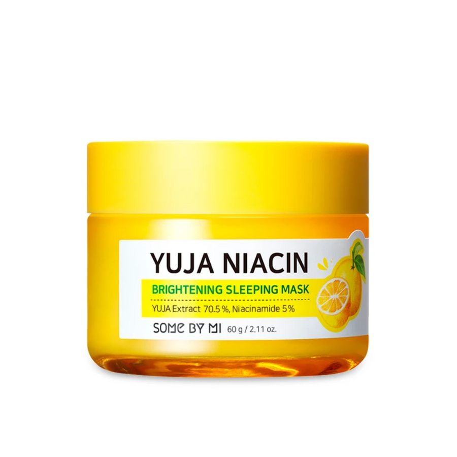 SOME BY MI Yuja Niacin Brightening Sleeping Mask 60g för torr och ojämn hudton.